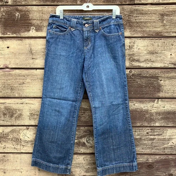 Eddie Bauer Jeans 6 Short - Picture 1 of 12